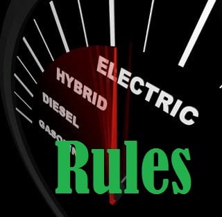 Electric Vehicles - Rules