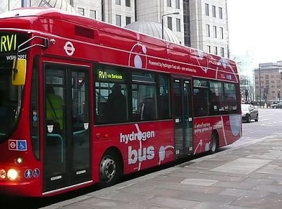 Image of a Hydrogen Fuel Bus