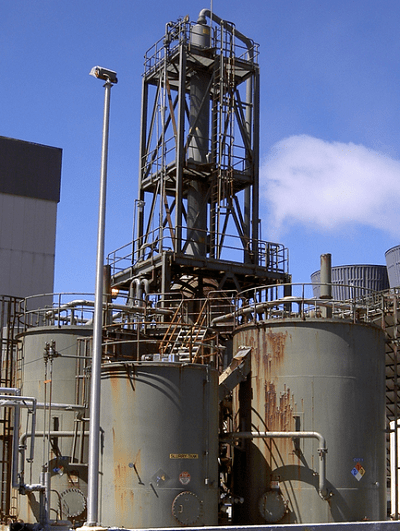 Geothermal Power - Stretford reactor Sonoma Calpine 3 Plant at the Geysers