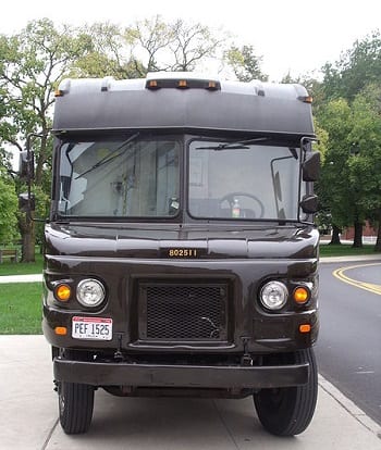 Landfill gas alternative fuel - image of UPS Truck