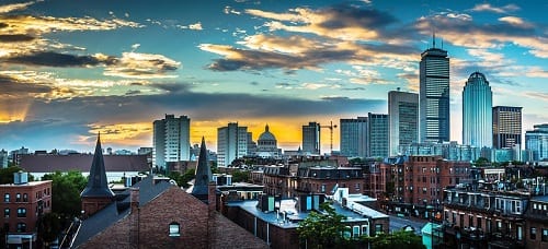 Solar Energy Industry - Massachusetts Skyline