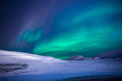 Climate Change - Image of Northern Light in the Arctic