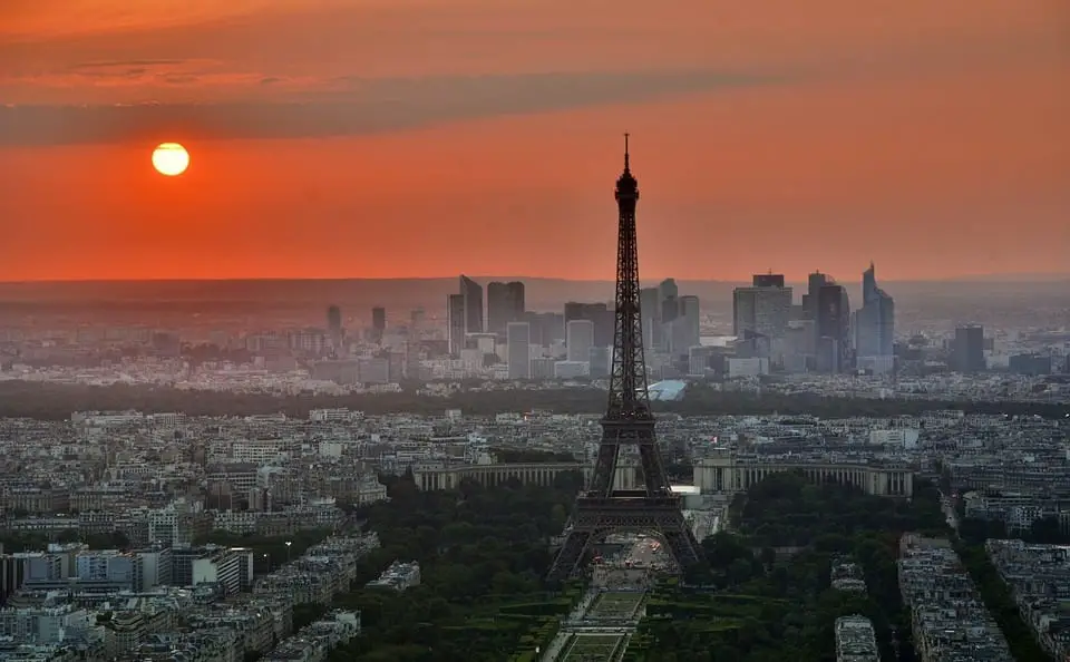 Paris Agreement - Image of Paris with Eiffle Tower