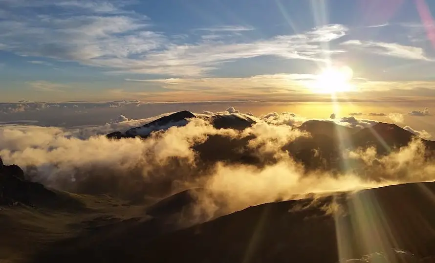 Solar Energy - Sunrise in Hawaii