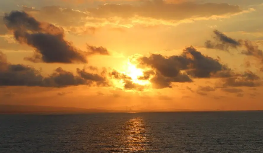 Solar Energy - Sunset at Sea in Florida