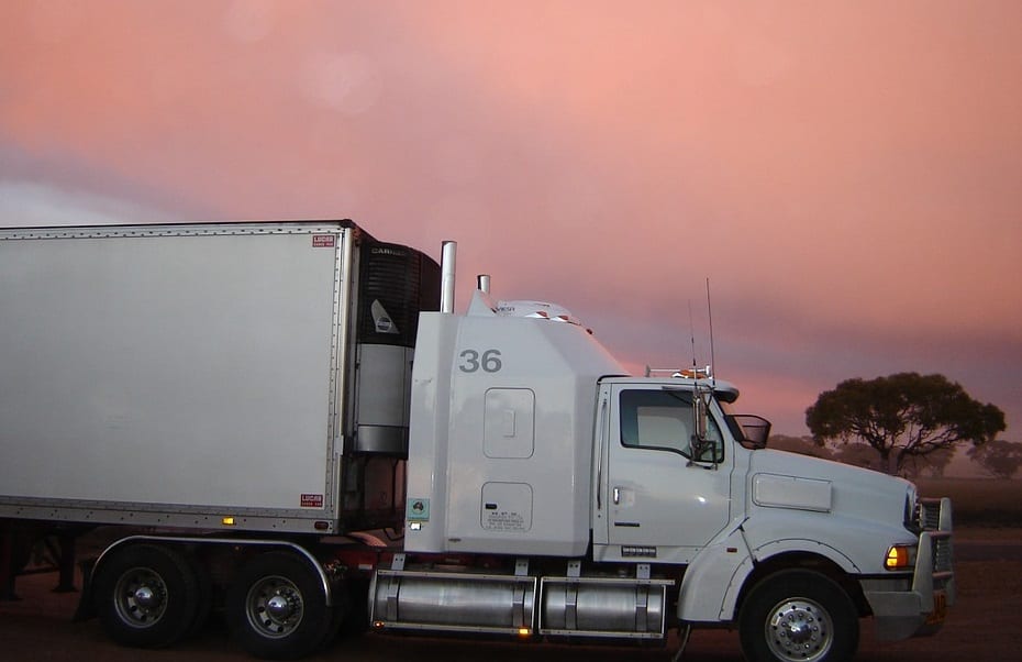 Hydrogen Fuel Cells - Image of Freight Truck