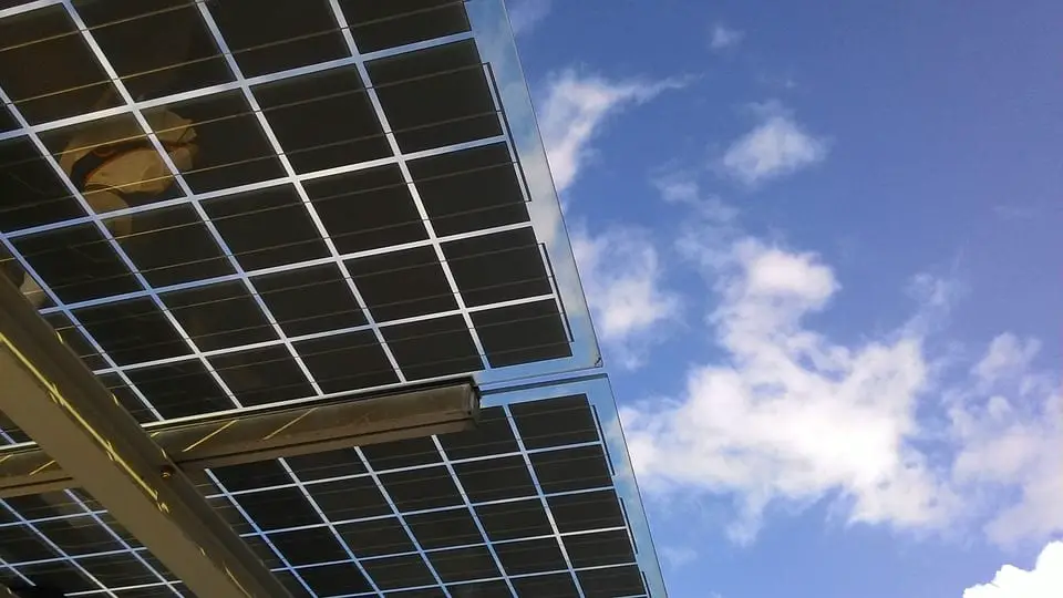 Solar Energy - Underside of solar panels