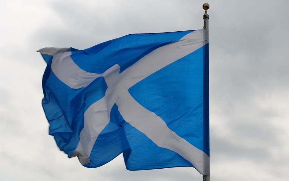 Scotland Flag - Wind Energy