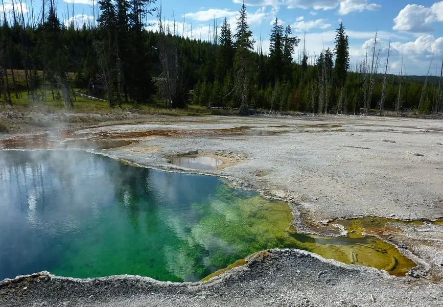 Geothermal Energy - Thermal Sprinig in Park