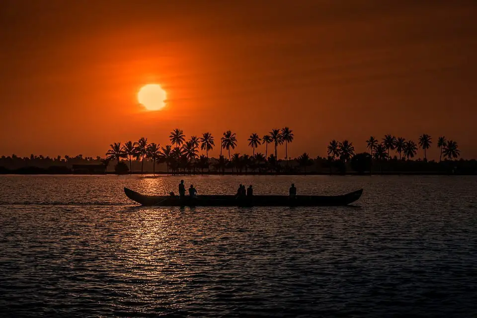 India at Sunset - Solar Energy