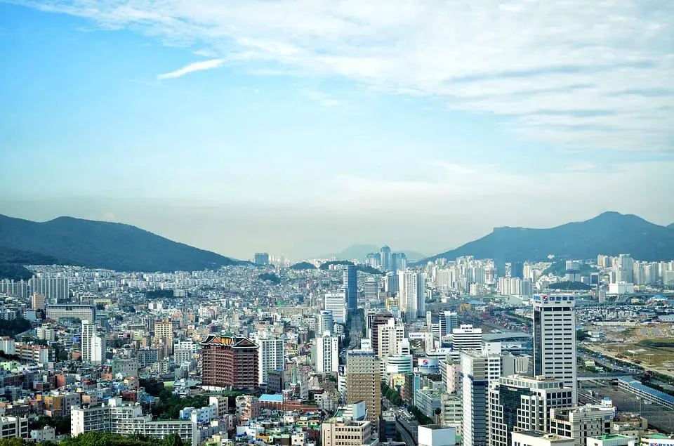 Hydrogen Fuel Cells - Image of City in South Korea