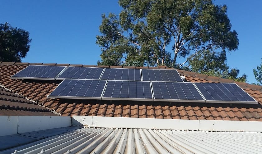 Solar Panels on Rooftop - Solar Energy