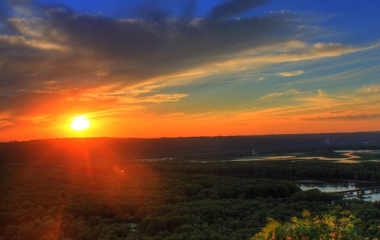 Solar Energy - Sunset in Wisconsin