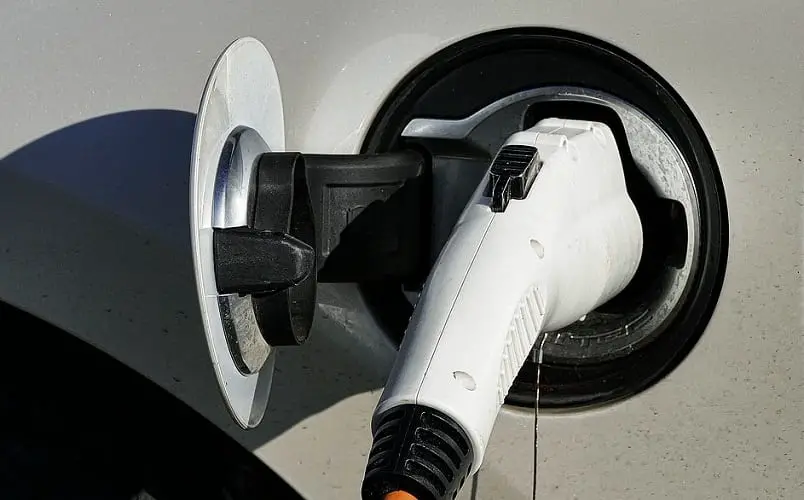 electric Vehicles - Electric Car being charged