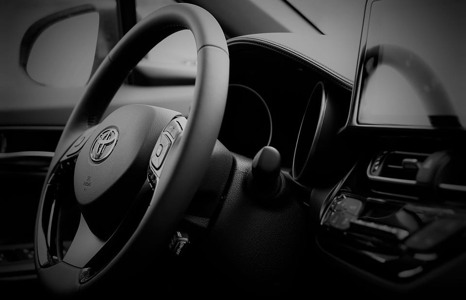 Clean Vehicles and the Environment - Interior of Toyota Vehicle