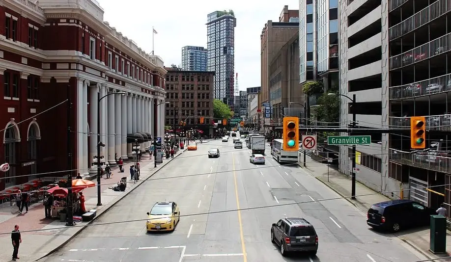 Hydrogen Fuel - Street in Vancouver, British Columbia