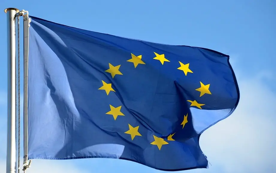 European Union Flag - Hydrogen Fuel in Europe