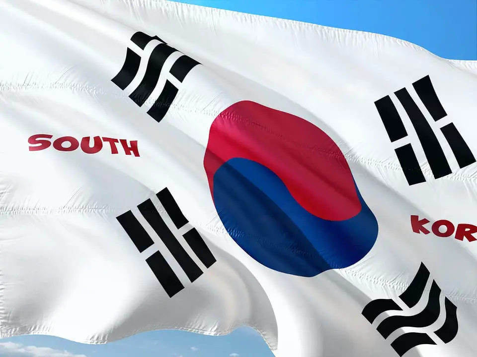 Hydrogen Vehicle - Flag of South Korea