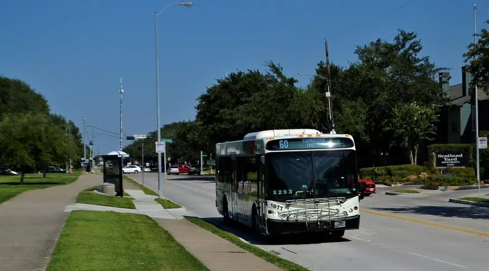 alternative fuel buses - bus on street