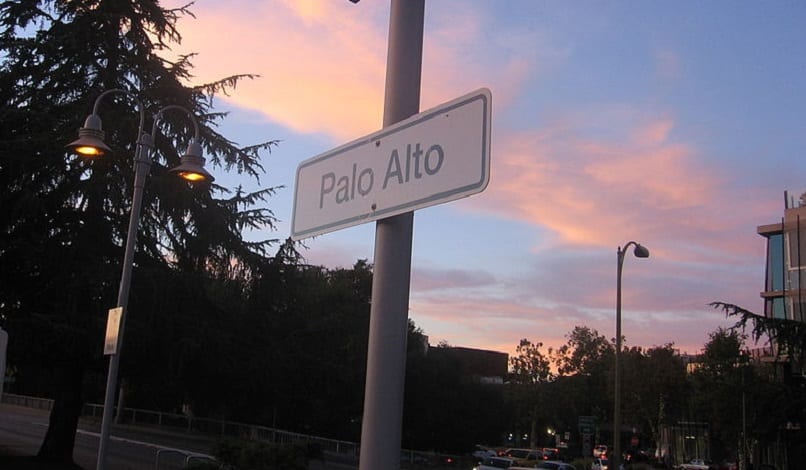 Palo Alto hydrogen fueling station - Palo Alto sign