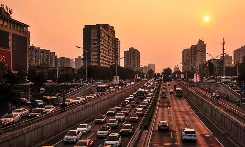 China fuel cell technology - Cars on raod in China