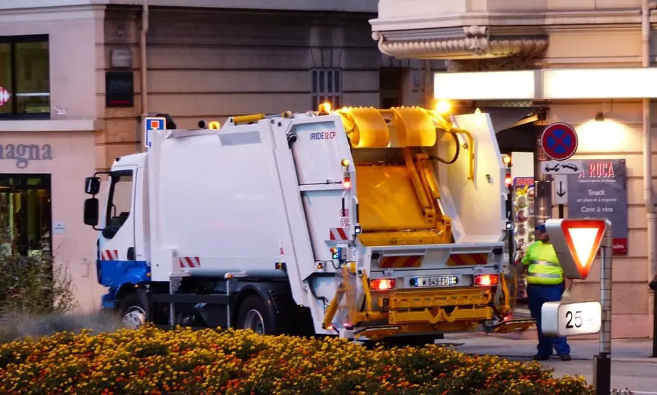 Fuel cell garbage truck - gabrage truck, garbage disposal