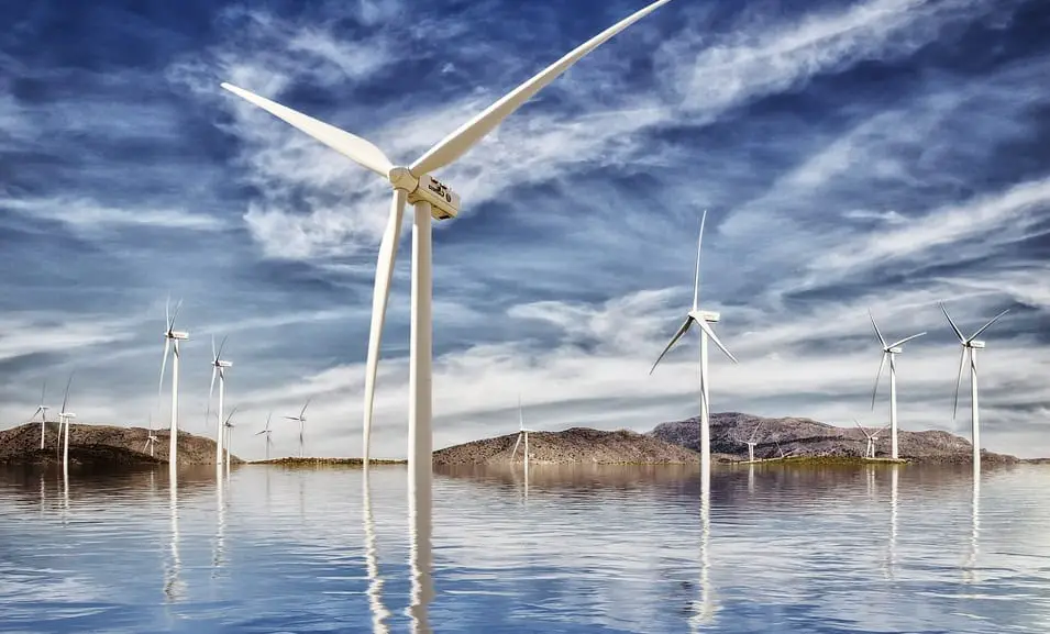 US offshore wind power - Wind turbines in water