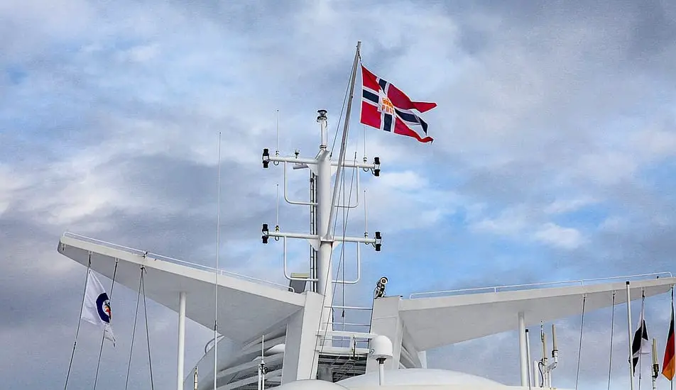 high speed hydrogen ferry - ship in Norway - Norwegian flag