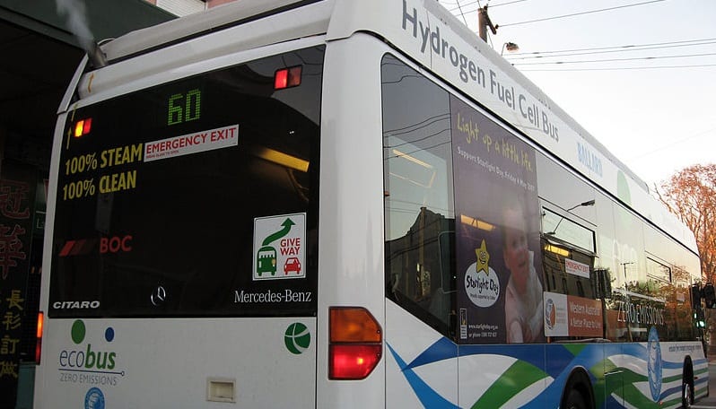 Fuel Cell Buses - Bus powered by hydrogen fuel