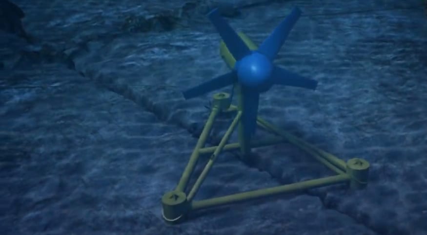 Tidal Energy - Tidal Turbine - Sabella - MPS YouTube