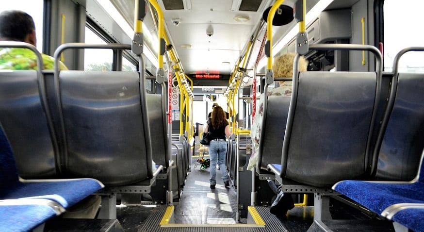 Biogas Bus - Commuter bus interior