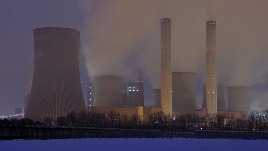 Coal power pollution - Coal fired power plant