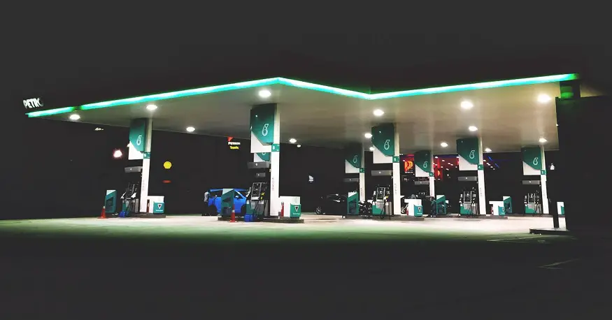 Aramco gas station