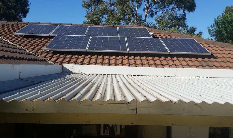 Sell solar power - Solar panels on roof