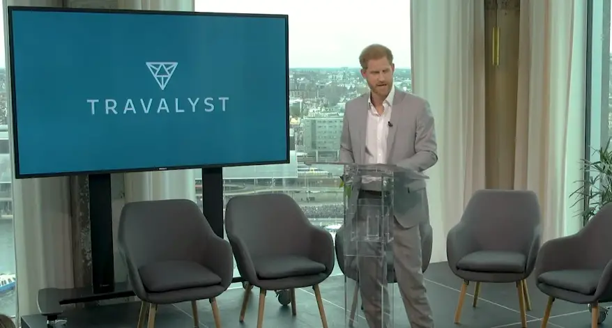 Prince Harry unveils travel sustainability initiative Travalyst in Amsterdam