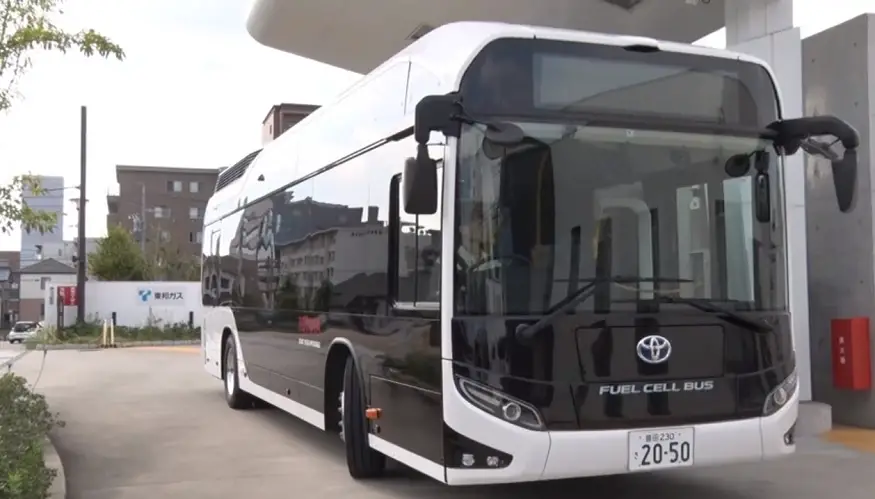 Toyota Fuel Cell Buses - FC Bus Sora - Toyota Motor Corporation YouTube