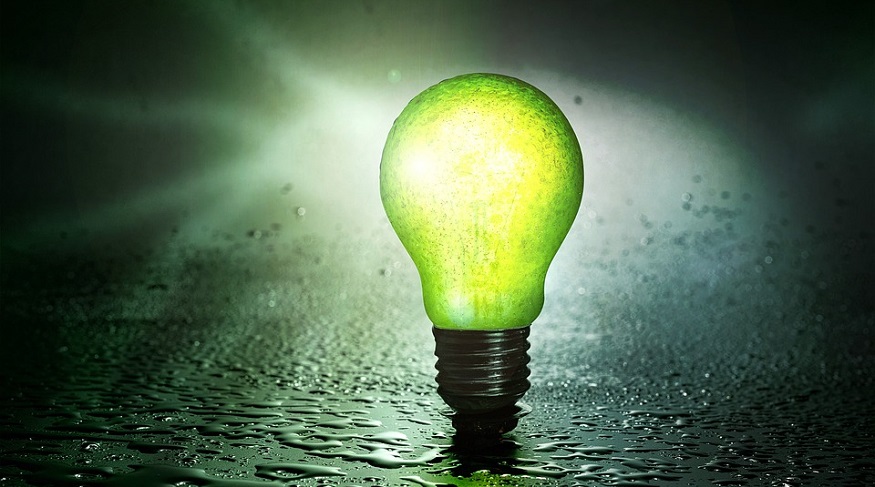 Green H2 - green light bulb