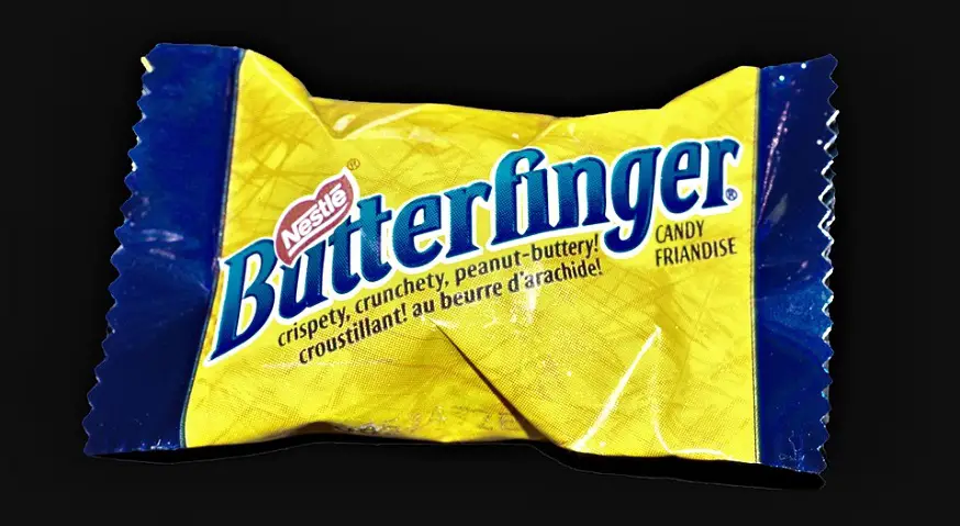 Recycled plastics -Nestlé Butterfingers