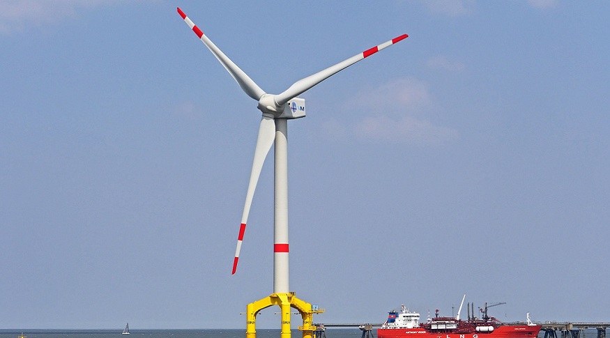 WindFloat Atlantic -Image of a Wind Turbine at sea