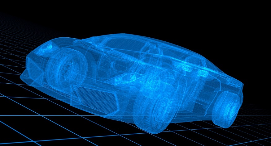 Future of electric cars - 3D car design