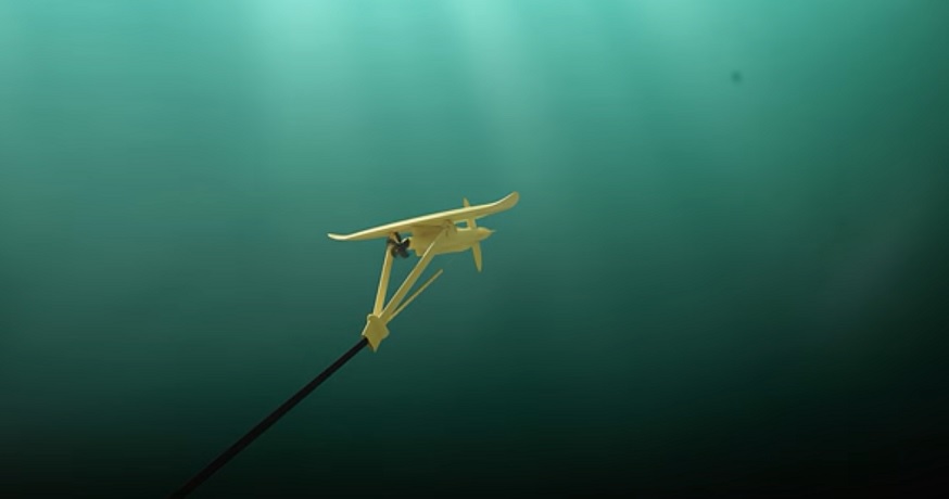 Tidal kite technology - Deep Green - Minesto YouTube