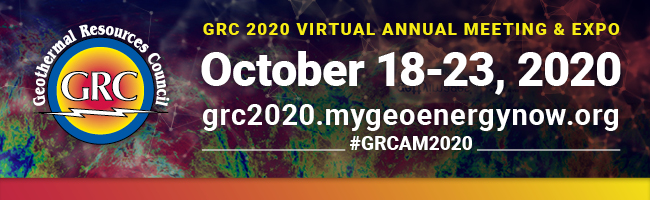 Geothermal Resources Council Announces  Virtual Annual Meeting & Expo!