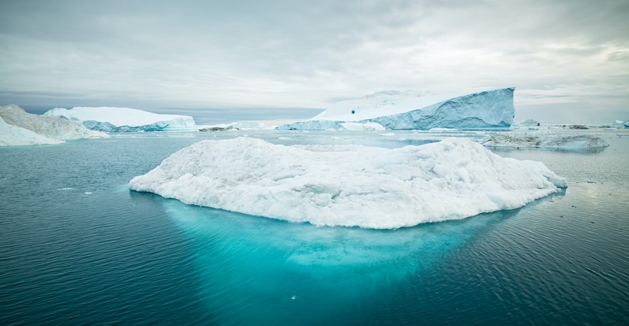 Greenland’s ice sheet - melting ice - iceberg