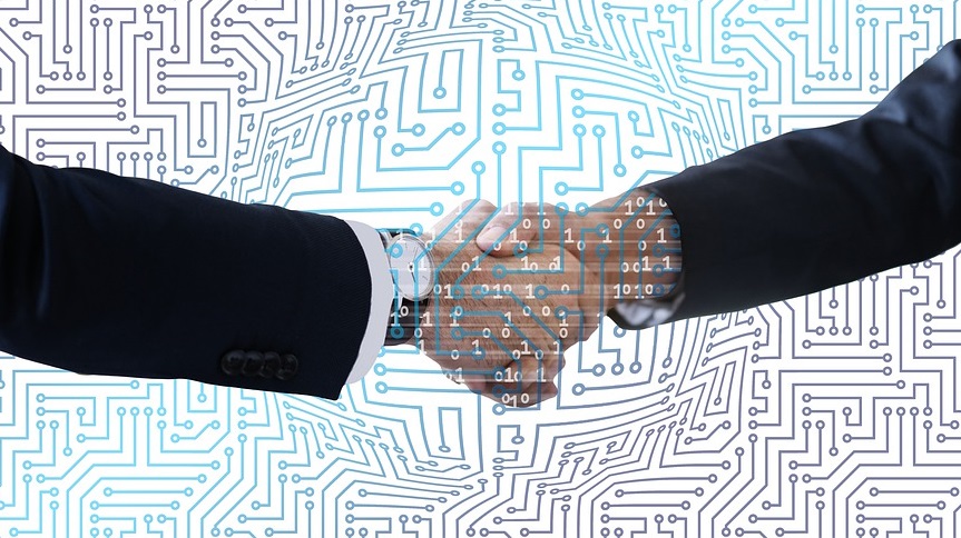 Hydrogen technology collaboration - business - handshake