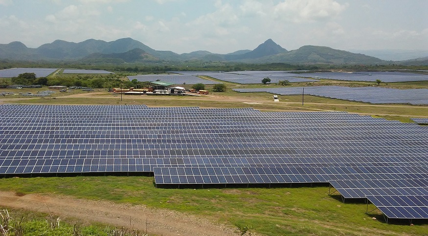 South Australia solar power - solar panel farm