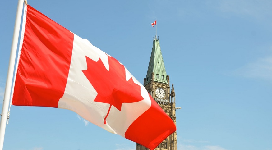 Canadian hydrogen strategy - Canadian flag - government building