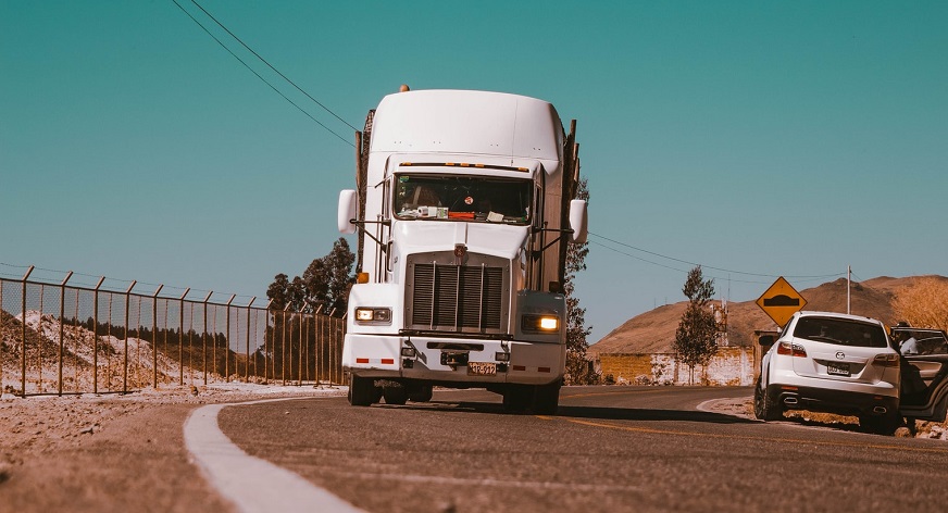 Hydrogen Fuel Cell Adoption - truck on road