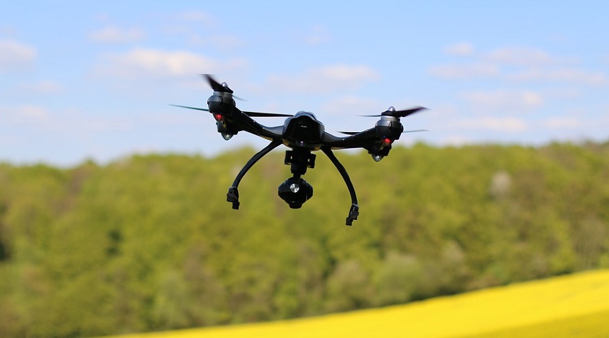 Hydrogen Fuel Cell Drone - Drone in flight