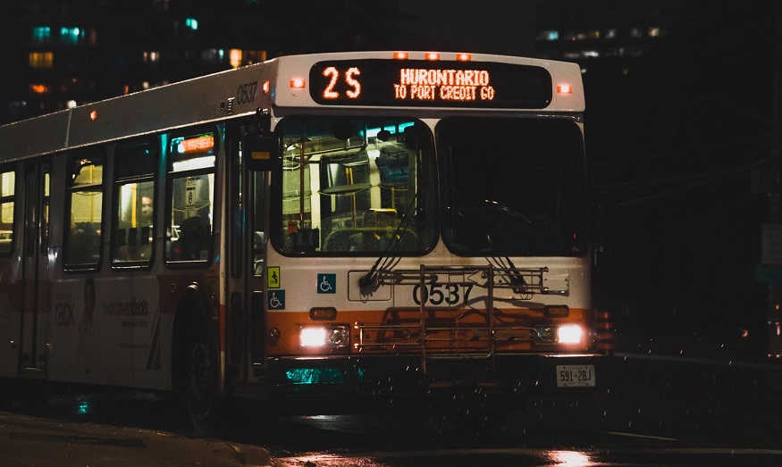 Hydrogen Fuel Cell Electric Bus - Bus in Mississauga, Canada