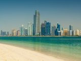 Green hydrogen export - Abu Dhabi skyline